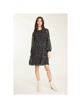 Pistache Georgette Pleated Dress Size Small